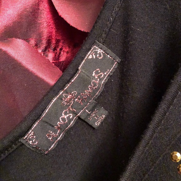 Women’s black embellished top - Picture 7 of 7